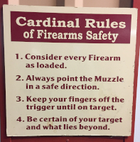 Safety Rules sign